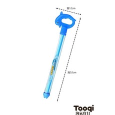 淘氣寶貝 0306卡通水槍 泳池戲水抽拉水槍 夏季兒童對戰水槍 小鯨魚造型, 藍色, 1個