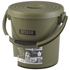 SPLASH 戶外多功能收納桶 10L (軍綠/日本製), 軍綠