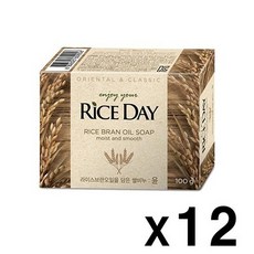 라이스데이 비누 윤, 100g, 12개입