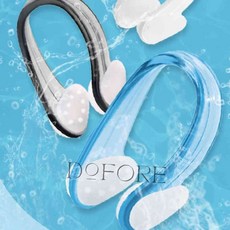 문가네 실리콘 수영 코마개 성인수영코마개, 블랙, 1개