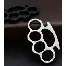 호신용 너클 무기 핑거너클 여성 호신용품 너클반지 너클링 호신무기 호신 경호 보안 자기방어, 실버, 실버