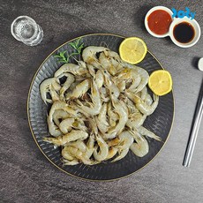 [국내산] 어획즉시 동결 중하새우 1kg 80~100미 김장 장용 새우장 새우튀김 국물새우, 1개, 1kg (80-100미 내외)