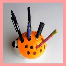 국내산 귀여운 고슴도치 연필꽂이, 1개