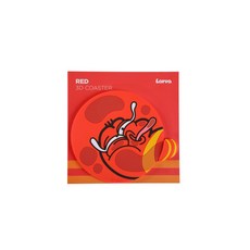 라바 피규어코스터 (레드 1개), 1개, 레드