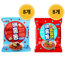 윈터에디션 배홍동 한정판 비빔면 + 쫄쫄면, 117g