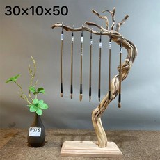 필방 붓걸이 서예붓 도구 거치대 서예용품 정보 재료 장식 서예 심플 홀더, 녹색