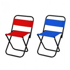 접이식캠핑의자 캠핑 휴대용 접이식 체어 낚시 경량체어 의자, 블루