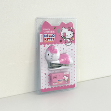 산리오 헬로키티 미니 스테이플러 캐릭터 호치키스, 1개, 분홍