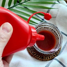 국내생산 더뉴빈 초장병 소스통 케첩통 초장 양념통, 특대-600ml, 5세트