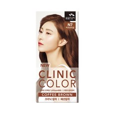 꽃을든남자 크리닉 새치 염색약, N7 커피브라운, 1개