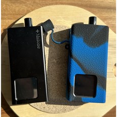 레더크레프트 말론 MALONE 전자담배 호환용 실리콘케이스 위생캡덮개 포함, 1개, 블랙블루