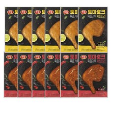 하림 토마호크 치킨다리 스모크 170g 6개 + 토마호크 치킨다리 핫치폴레 170g 6개 (총 12개)