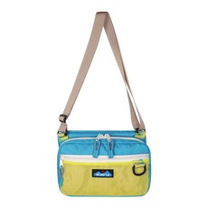 KAVU Delray 비치 크로스바디 백 경량 메시 비치 팩 키 라임., 키 라임