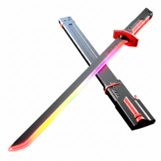 불꽃 광선검 장난감칼 닌자 레이저검 스파크 불꽃칼, 불꽃 레드, 1개