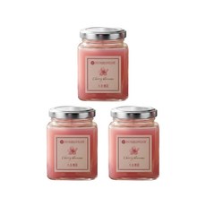 HOMESHINE 馨家靜謐花調香氛膏, 3個, 180ml, 八重櫻花