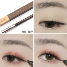 Judydoll 絲柔眼線膠筆 臥蠶高光眼影多合一, 1個, #01 黑色