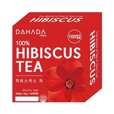 RG599P74다하다 히비스커스 100티백 1 8g, 100개입, 1개