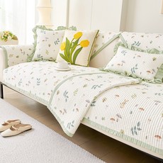 코차이 사계절 100% 순면 부드러운 논슬립 쇼파패드/매트