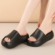 솜솜스퀘어 발편한 5cm 키높이 여성용 통굽 슬리퍼