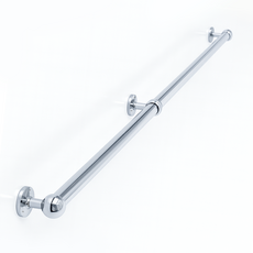 녹슬지않고 튼튼한 스텐304 계단손잡이 복도 계단난간대 핸드레일 30cm ~ 5M, 스텐, 1세트