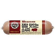 CJ제일제당 정말 맛있는 소시지, 6개, 160g