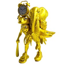 이탈리안 브레인롯 Italian brainrot 합체 조립 가동 피규어 F0703, 1번합체피규어(금색), 1개