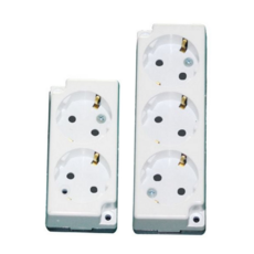 노출 접지 콘센트 사무실 배선기구 2구 노출 콘센트 벽면 전기 멀티탭 안전 3구 없는 개별