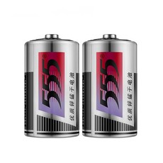 D型【翻頁鐘專用】555虎頭牌1號電池1.5V 熱水器鋅錳乾電池, ２顆, 2