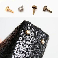 가방 바닥 찡 1개 가죽 공예 보호 스터드 금속 가드 다리 볼, D_블랙1P