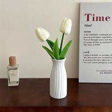 白色簡約陶瓷花瓶, 日式陶瓷牛奶小花瓶