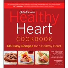 (영문도서) Betty Crocker Healthy Heart Cookbook Paperback, Houghton Mifflin, English, 9781118397459