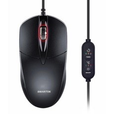 SMARTEK 加熱暖手鼠標 STM-H1000, 黑色的