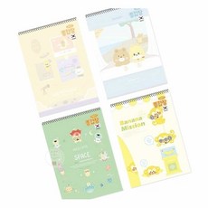 MN 무선종합장 디자인랜덤 10개입 스프링노트