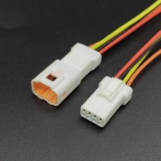 2P 3P 4P 6P 플러그 MM JST 케이블 암수 전기 JWPF 와이어 소켓 방수 커넥터 8P, JST 04