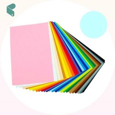 칼라펠트 비접착 연하늘색 DIY 공예 미술 재료 펠트지 부직포 원단 스카이용 커머스픽201