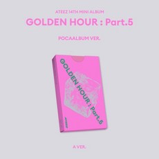 에이티즈 (ATEEZ) - 14TH MINI ALBUM [GOLDEN HOUR : Part.5][POCAALBUM][A VER.] : QR 카드 1종 랜덤...
