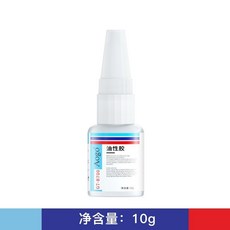 油性強力萬能膠水：金屬陶瓷塑料玻璃通用，快速焊接修補，黏性持久穩固, 1個, 10g