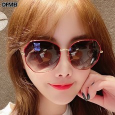 DFMEI 款女士墨鏡 ins網紅同款太陽鏡 街拍快手韓版偏光太陽鏡