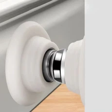 실리콘 마그네틱 문짝 스토퍼 거치대 프리 펀치 문짝 스톱 실리콘 충돌 방지 방풍 가정용 하드웨어 액세서, [02] White