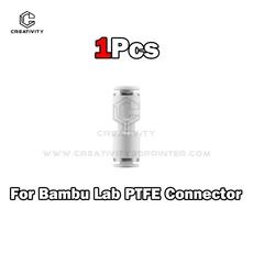 BambuLab X1C P1P 3D 프린터 PTFE 튜브 1.75mm 필라멘트 압출기 AMS 공압 커넥터 용 피팅, 01 1PCS