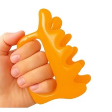 로에드 두피 밀랍 수지 괄사 경락 마사지 도구, 밀랍수지 괄사1호, 1개