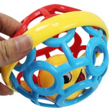 嬰兒軟膠健身球 叮噹手抓球, 一個入