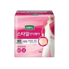 디펜드 스타일 언더웨어슬림 중형 여성용 10입 han+43924zJ, 1개, 10개입