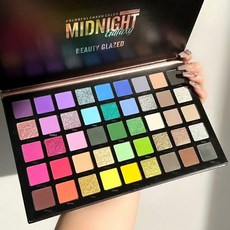 어센틱 뷰티 글레이즈드 아이섀도우 팔레트 코스프레 분장용 무대 메이크업, 45색 갤럭시+브러쉬5개, 1