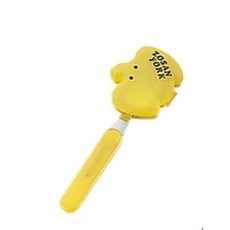 ZOSAN 可愛大象造型兒童叉子附盒裝，安全材質，外出野餐必備, 黃色, 1個