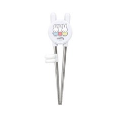 miffy 米菲兔 304不鏽鋼 兒童學習筷, 1個, 學習筷, Silver, 學習筷