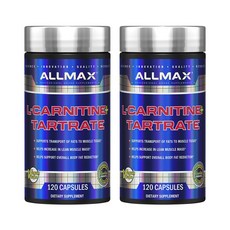 Allimax 左旋肉鹼&酒石酸鹽植物膠囊, 120顆, 2罐