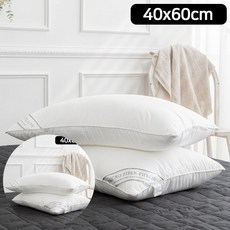 다운필 베개솜 40x60cm 호텔베개 쿠션솜 베개속 yss16235oI, 1개, 단일