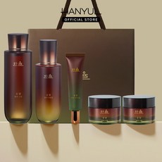 [내일도착/크림더블증정]한율 송담 탄력 기초 세트(스킨+에멀전+아이크림+크림2개), 1개