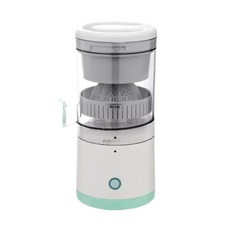 伍尚 榨汁杯 420ml 食品級PP材質 四葉鋼刀, 白綠色, 速榨款-永磁電機【超長續航】99%出汁率